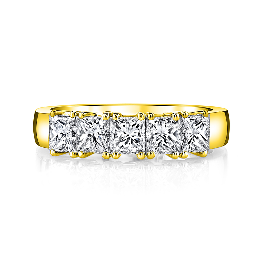 Shop the Kirk Bridal Wedding Band F012 18K YELLOW | Kirk Jewelers