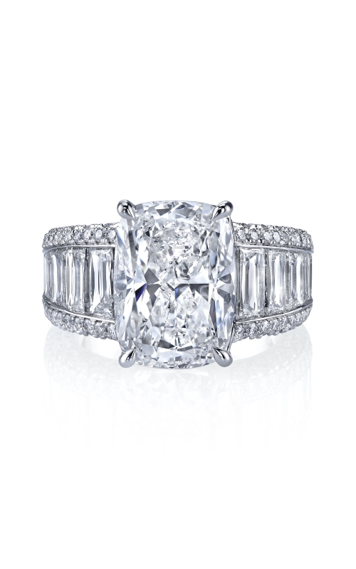 Kirk Couture Diamond Cushion Engagement Ring JSM787