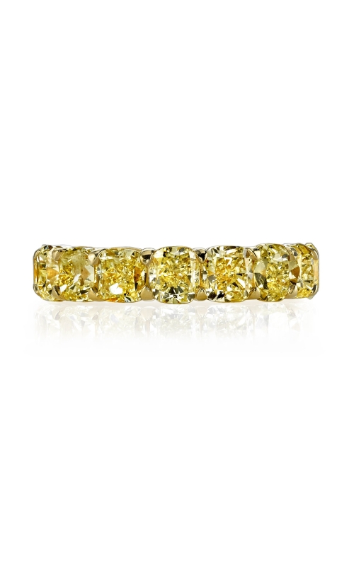 Kirk Couture Fancy Yellow Square Cushion Cut Diamond Band JWB015