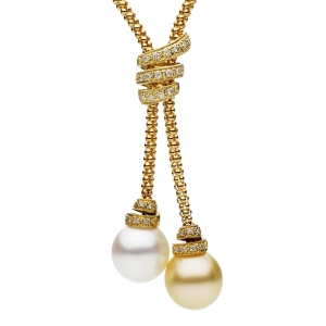 Kirk Couture Pearl Lariat Necklace N015008Y-SG
