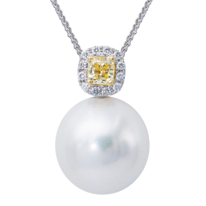Kirk Couture Pearl And Diamond Necklace P012392-5