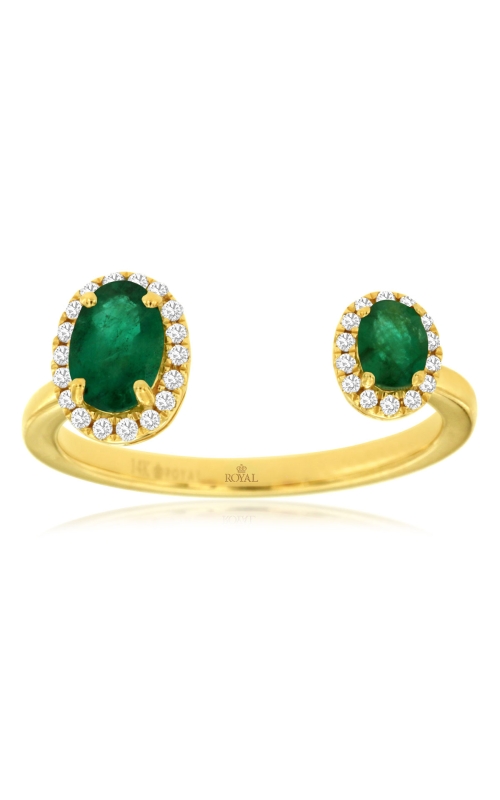 Kirk Signature Open Emerald Ring