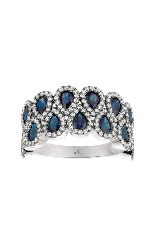 Kirk Signature Diamond and Sapphire Band