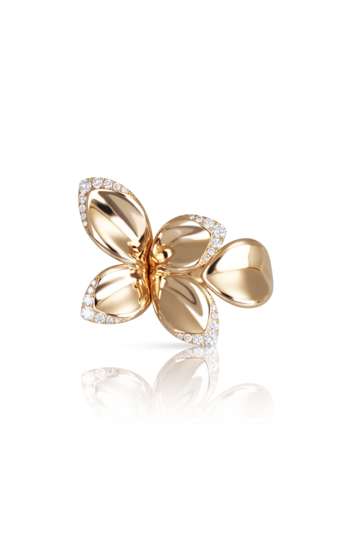 Pasquale Bruni Giardini Segreti Five Leaves Small Rose Gold Flower Ring