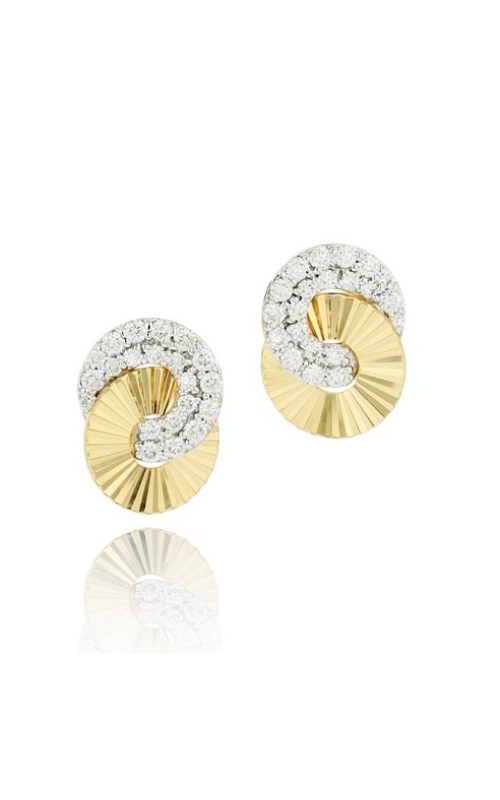 Phillips House Mini Aura Interlock Stud Earrings