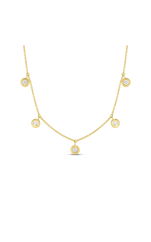 18K YELLOW GOLD LOVE BY THE INCH DANGLING 3 STATION FLOWER