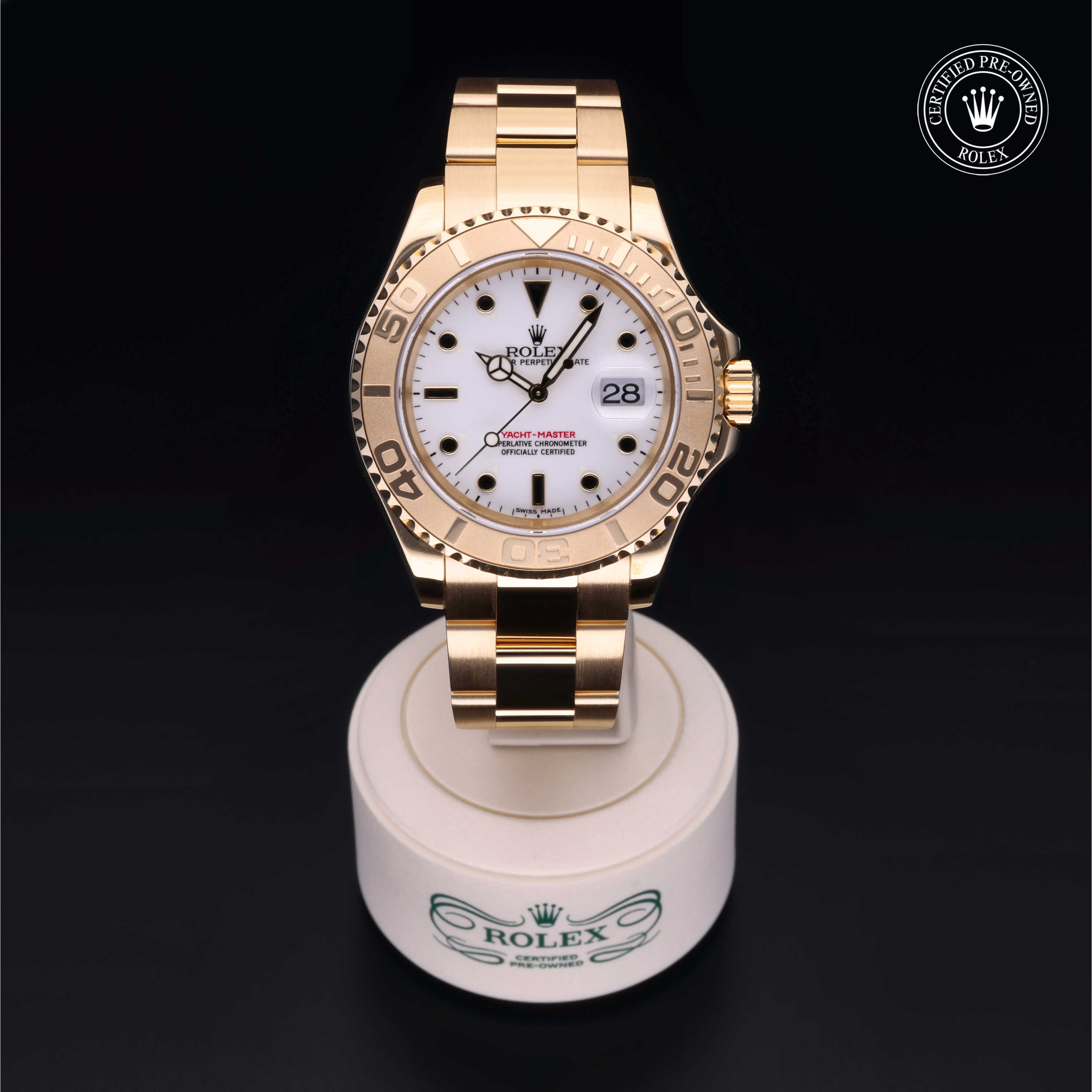 Rolex Yacht-Master in 18 ct yellow gold M16628-0007 at Kirk Jewelers