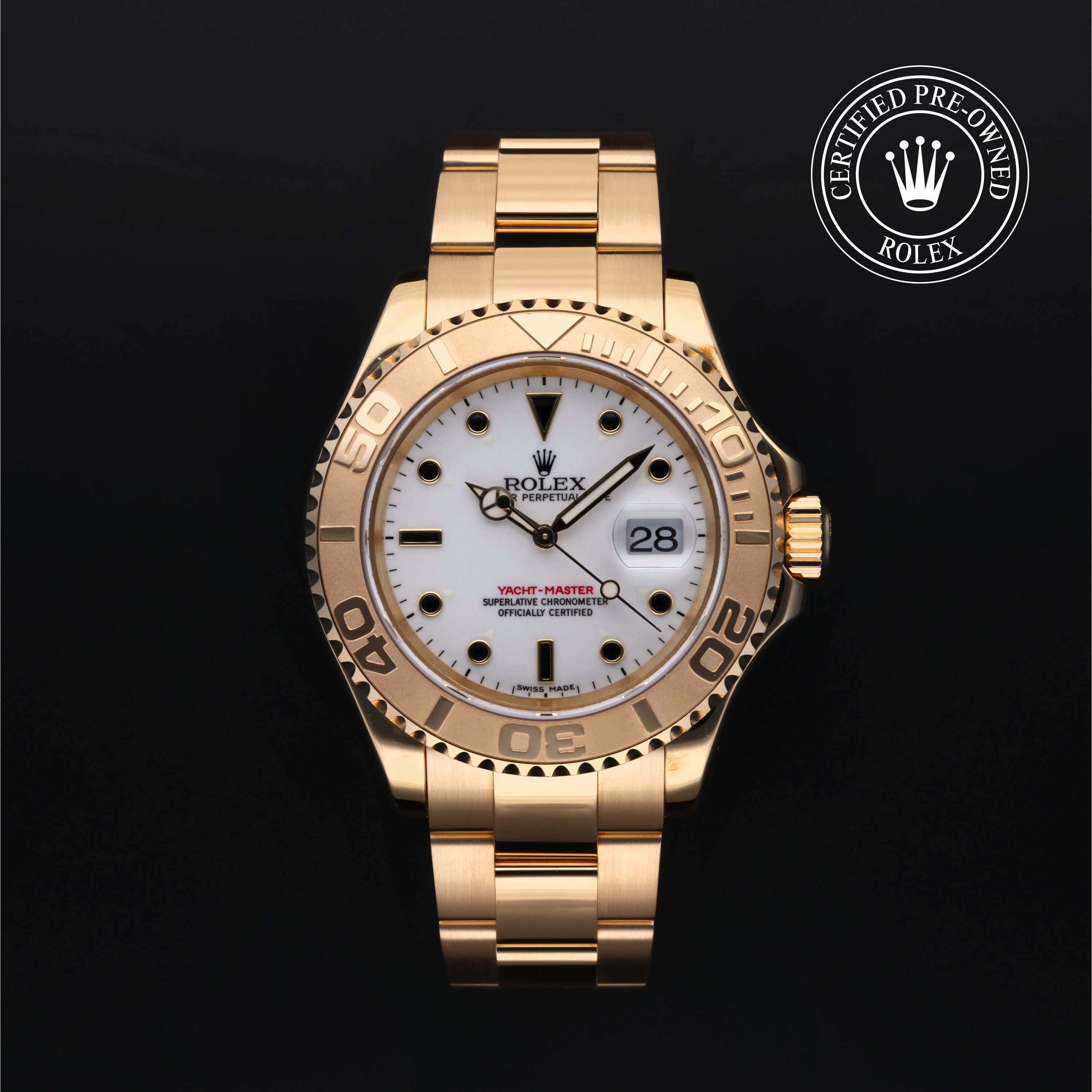 Rolex Yacht-Master in 18 ct yellow gold M16628-0007 at Kirk Jewelers