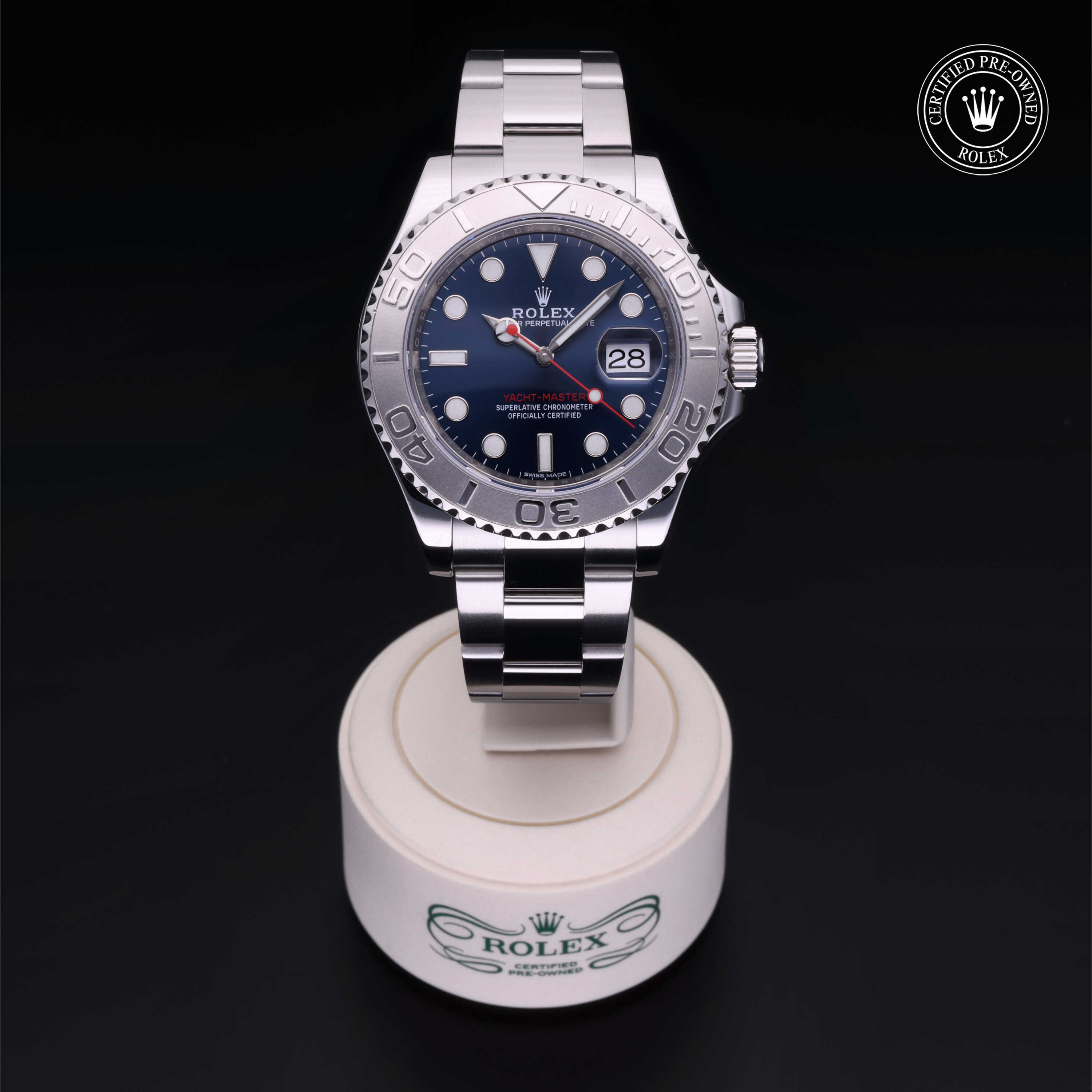 Rolex Yacht-Master in Rolesium Platinum M116622-0001 at Kirk Jewelers