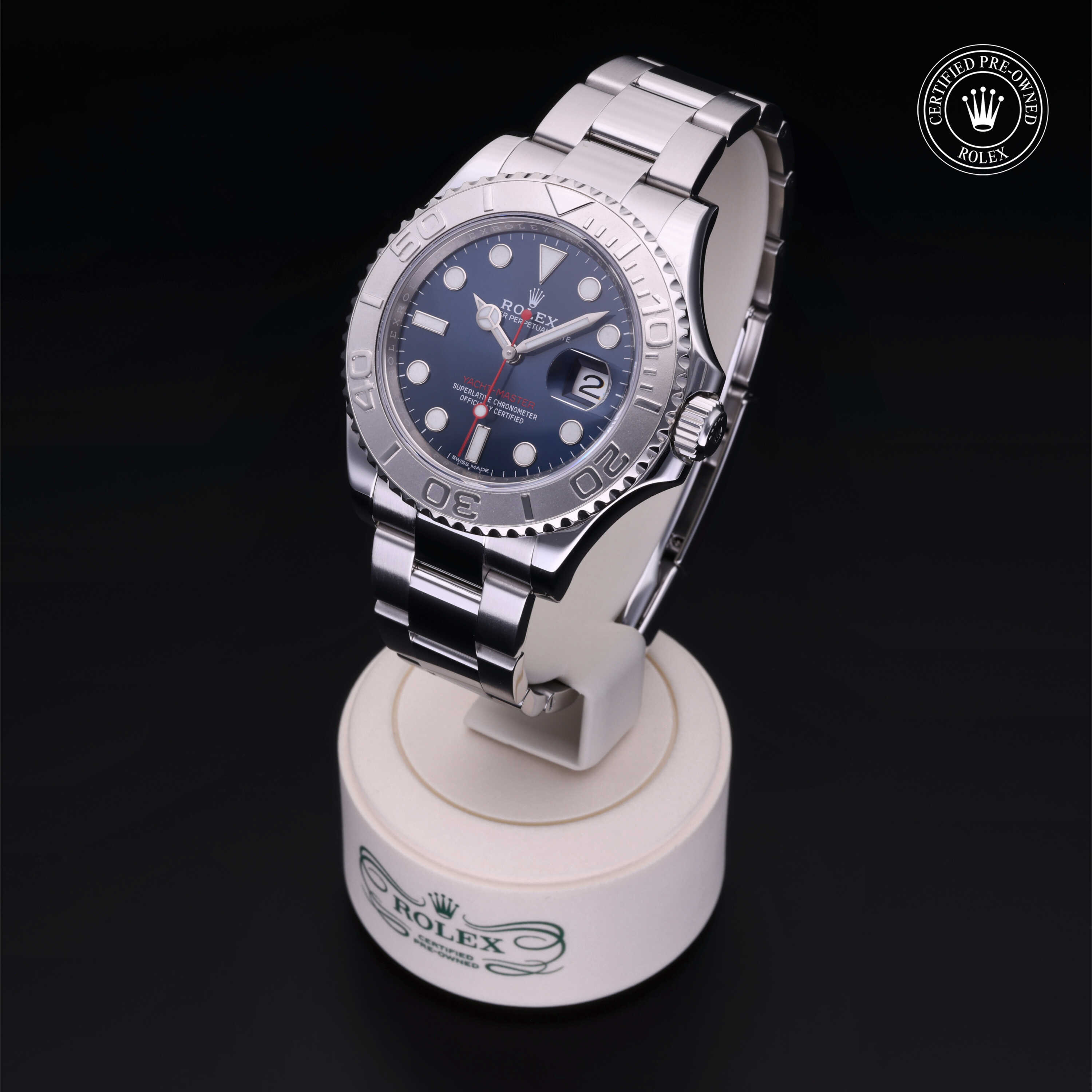 Rolex Yacht-Master in Rolesium Platinum M116622-0001 at Kirk Jewelers