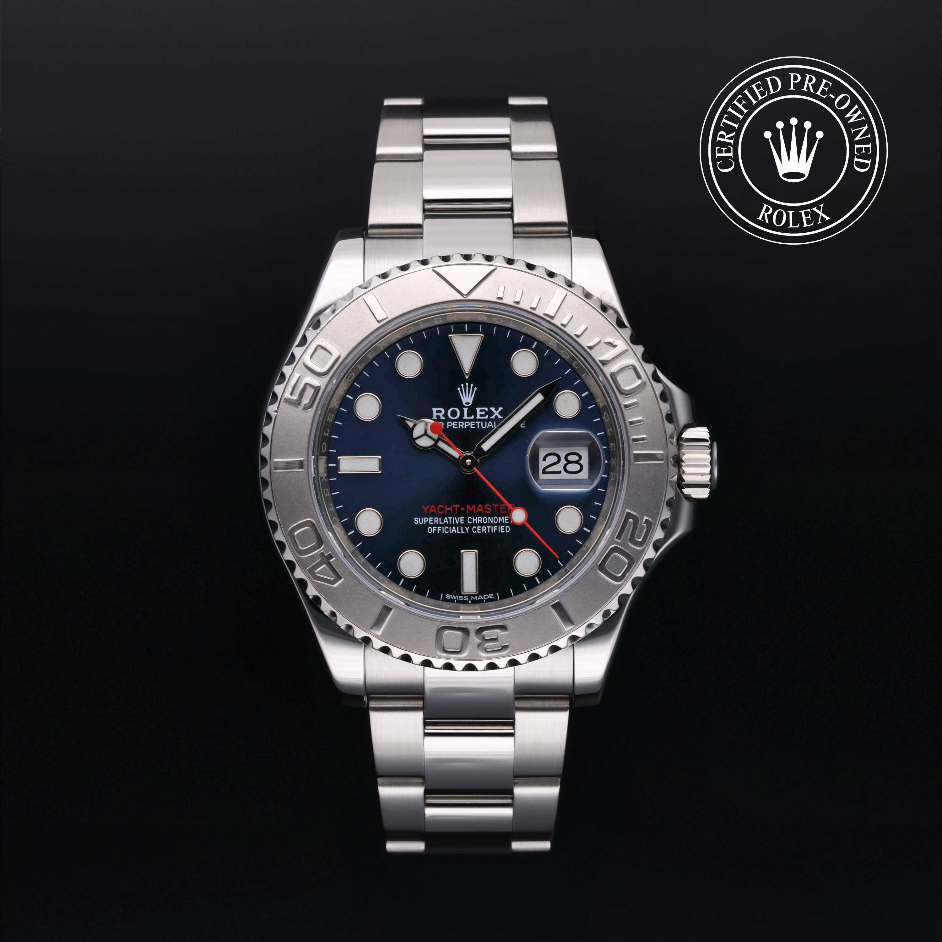 Rolex Yacht-Master in Rolesium Platinum M116622-0001 at Kirk Jewelers