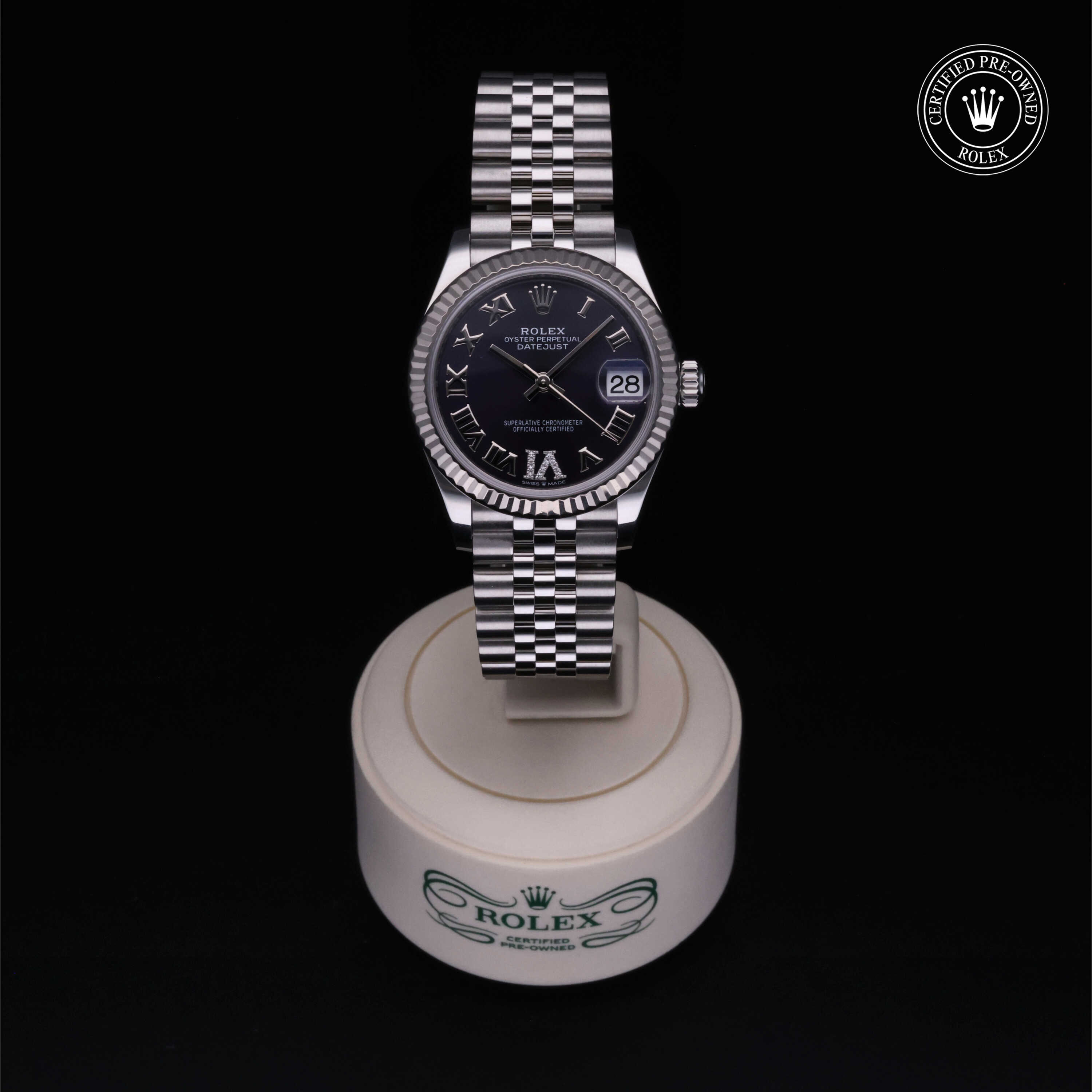 Rolex Datejust in Rolesor 18 Carat White M278274-0026 at Kirk Jewelers