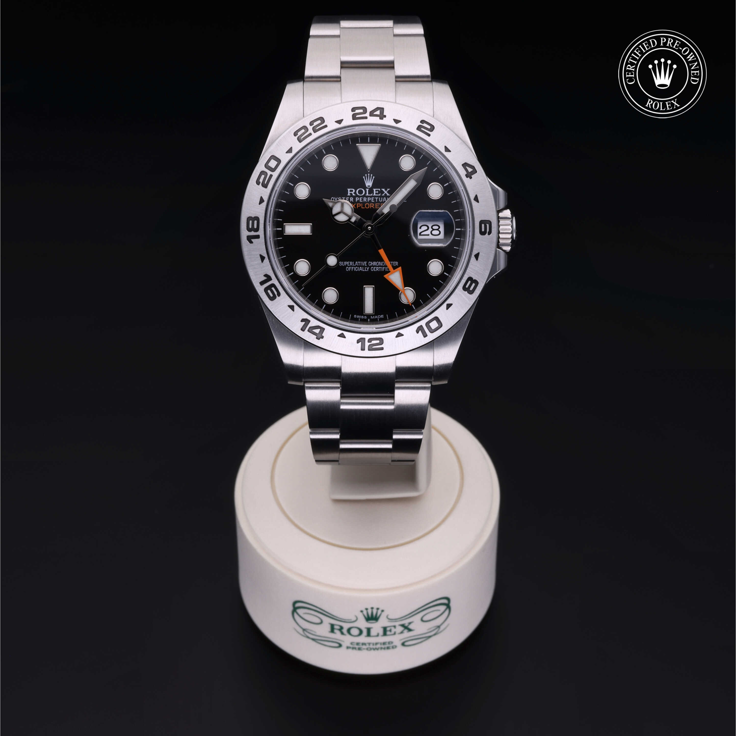 Rolex Explorer II in Steel M216570-0002 at Kirk Jewelers