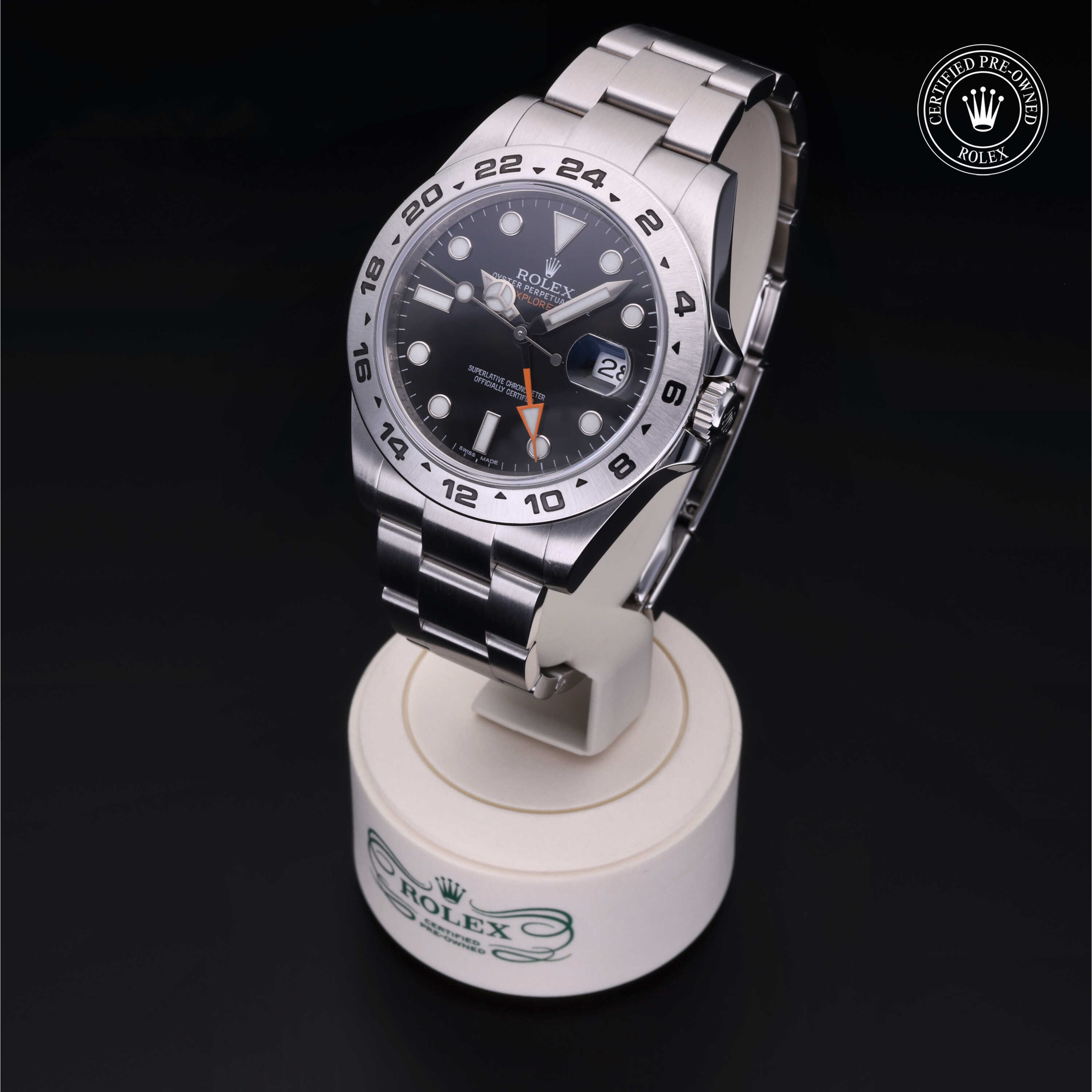 Rolex Explorer II in Steel M216570-0002 at Kirk Jewelers