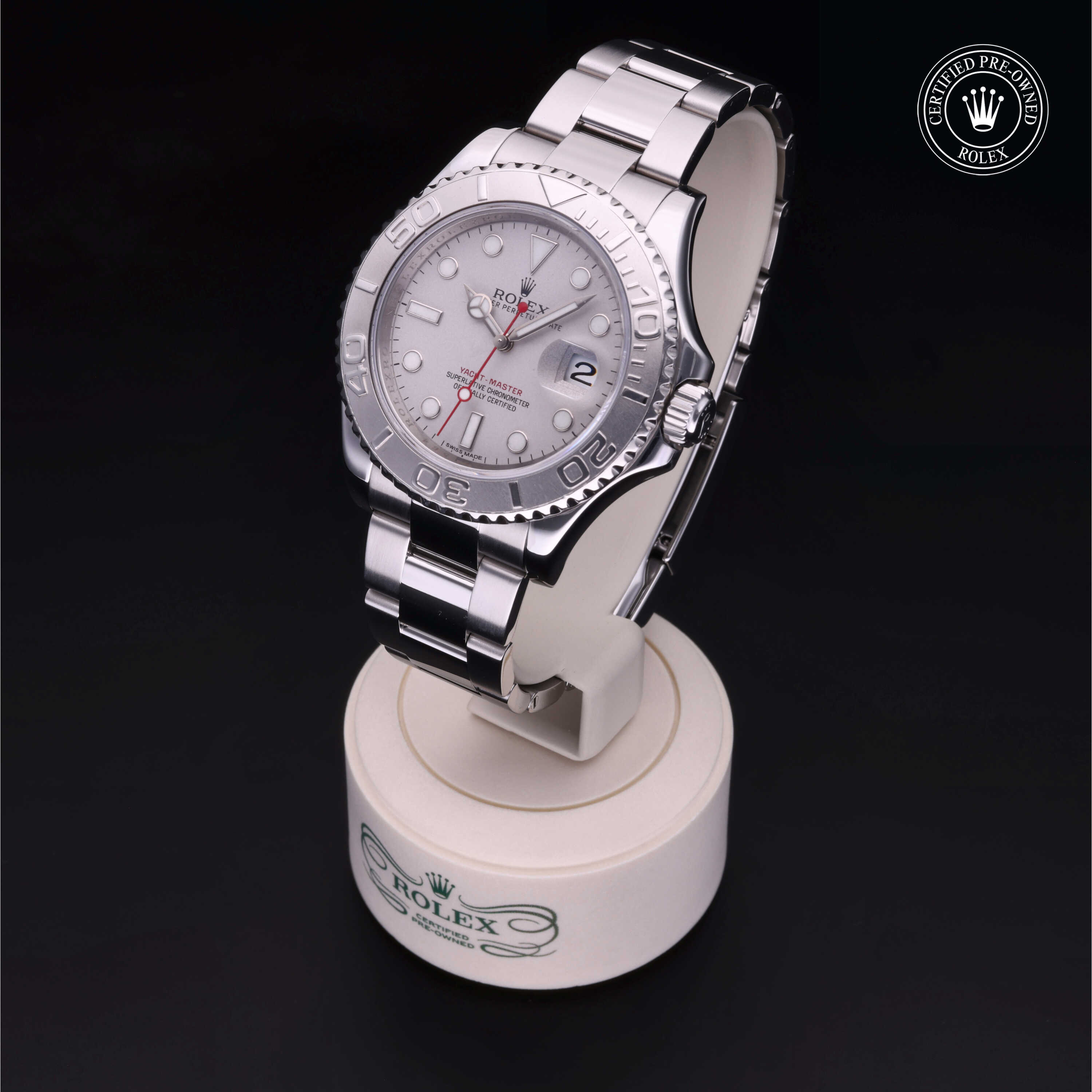 Rolex Yacht-Master in Rolesium Platinum M116622-0002 at Kirk Jewelers