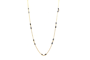 Tresor Fin Blue Sapphire Necklace F6105SP