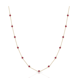Tresor Fin Ruby Necklace F9150RB-Y
