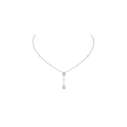 Messika My Twin 0.10ct Tie White Gold Diamond Necklace