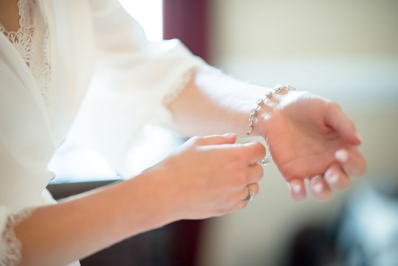 diamond bracelet on hand in miami